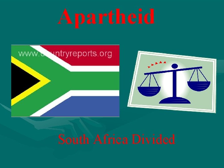 Apartheid South Africa Divided 