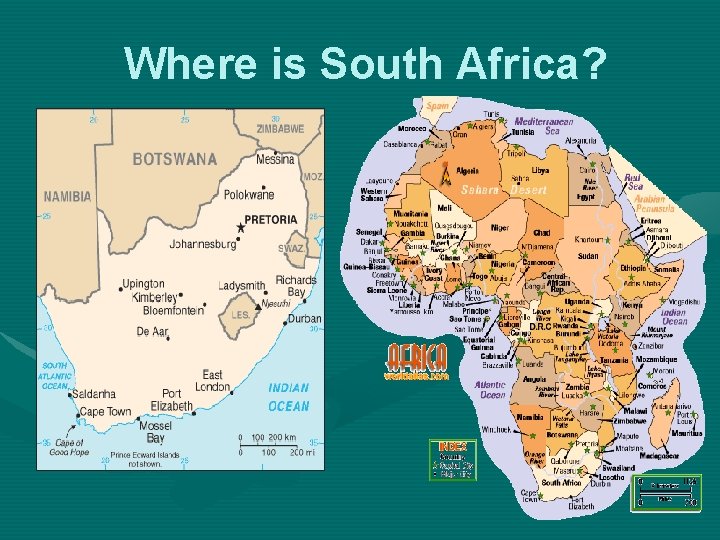 Where is South Africa? 