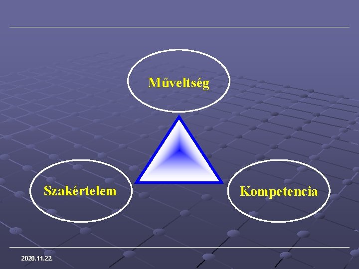 Műveltség Szakértelem 2020. 11. 22. Kompetencia 
