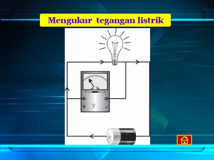 Mengukur tegangan listrik 