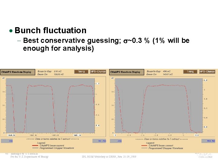 · Bunch fluctuation - Best conservative guessing; s~0. 3 % (1% will be enough · Bunch fluctuation - Best conservative guessing; s~0. 3 % (1% will be enough