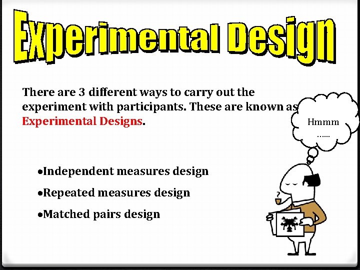 Methodolo gy Revision Ethical guidelines Informed consent Participants