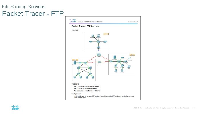File Sharing Services Packet Tracer - FTP © 2016 Cisco and/or its affiliates. All File Sharing Services Packet Tracer - FTP © 2016 Cisco and/or its affiliates. All