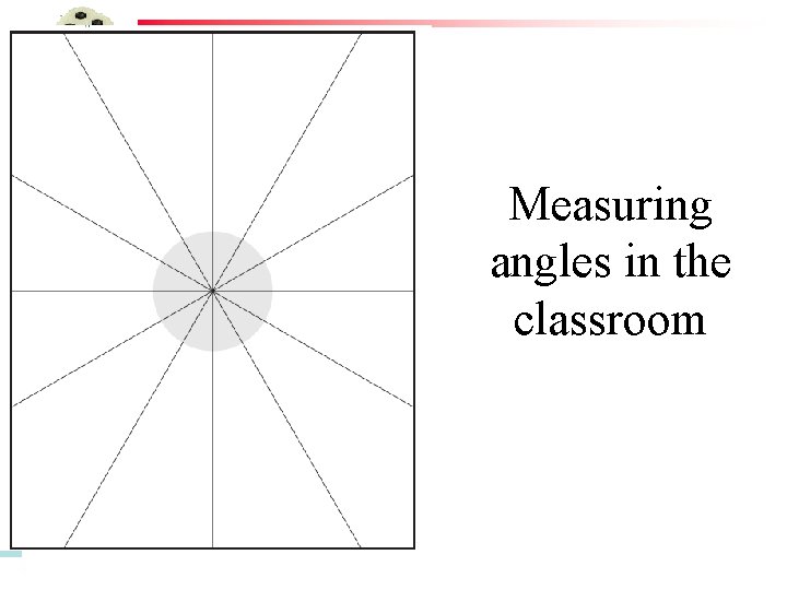 Measuring angles in the classroom 