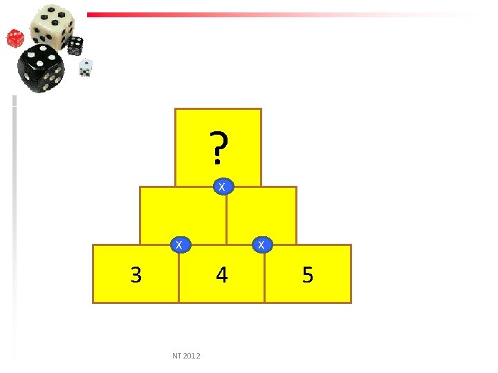 ? X X 3 X 4 NT 2012 5 