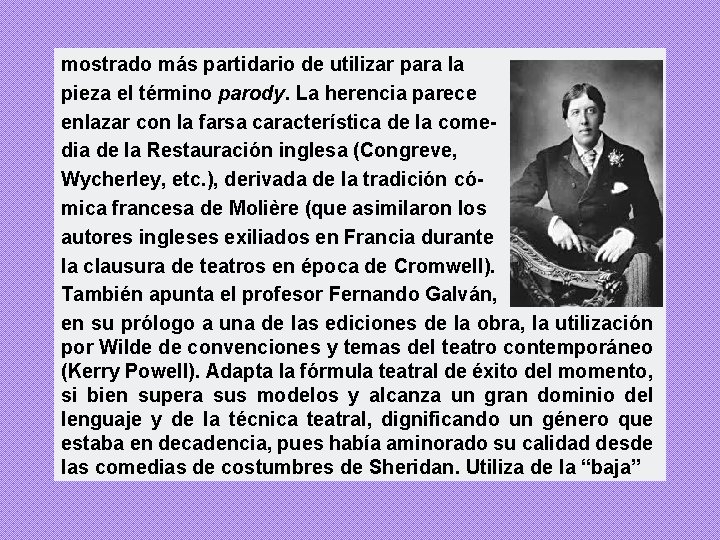 mostrado más partidario de utilizar para la pieza el término parody. La herencia parece mostrado más partidario de utilizar para la pieza el término parody. La herencia parece