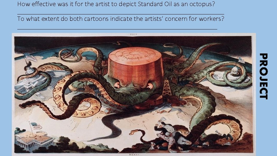 How effective was it for the artist to depict Standard Oil as an octopus?