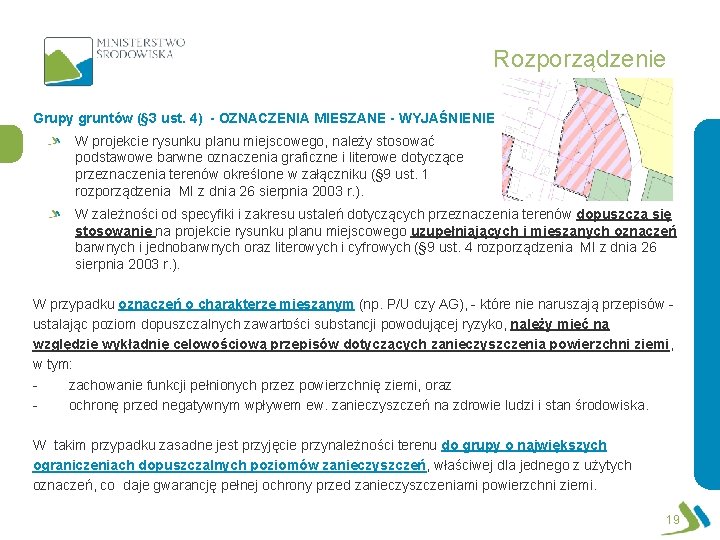 Rozporządzenie Grupy gruntów (§ 3 ust. 4) - OZNACZENIA MIESZANE - WYJAŚNIENIE W projekcie