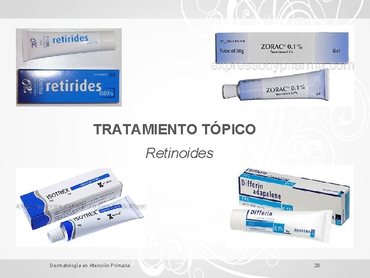 TRATAMIENTO TÓPICO Retinoides Dermatología en Atención Primaria 28 