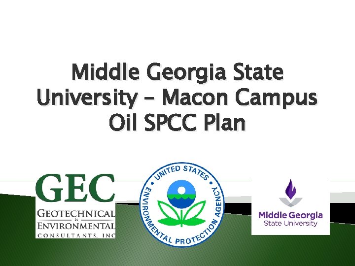 Middle Georgia State University – Macon Campus Oil SPCC Plan 