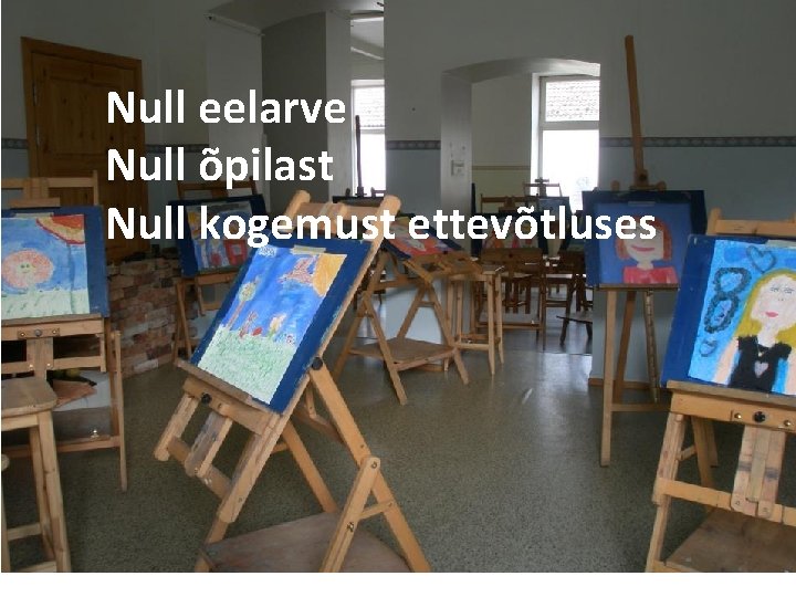 Null eelarve Null õpilast Null kogemust ettevõtluses 