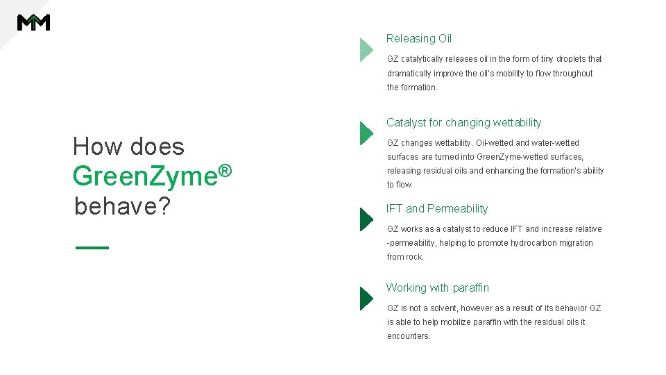 Releasing Oil GZ catalytically releases oil in the form of tiny droplets that dramatically Releasing Oil GZ catalytically releases oil in the form of tiny droplets that dramatically