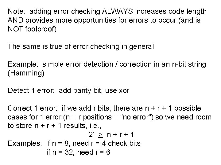 Note: adding error checking ALWAYS increases code length AND provides more opportunities for errors