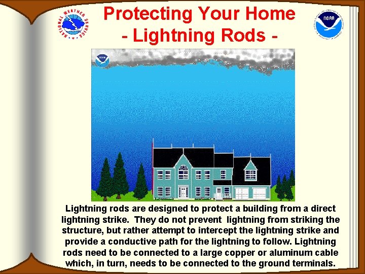 Protecting Your Home - Lightning Rods - Lightning rods are designed to protect a Protecting Your Home - Lightning Rods - Lightning rods are designed to protect a