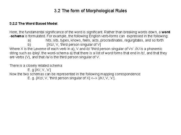 323 Morphology The Structure Of Words 3 Lexicon