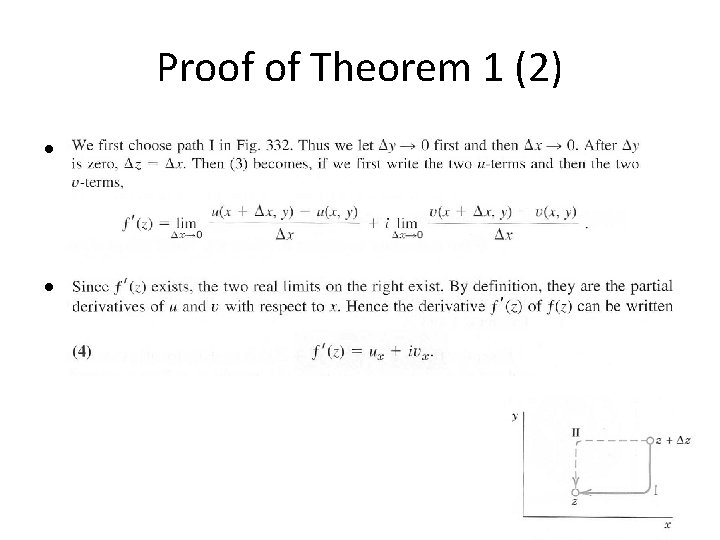 Proof of Theorem 1 (2) • g • ff 