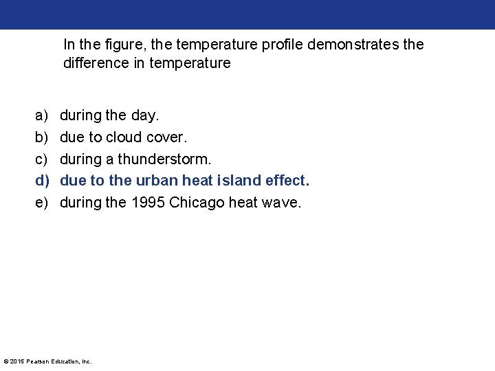 In the figure, the temperature profile demonstrates the difference in temperature a) b) c)