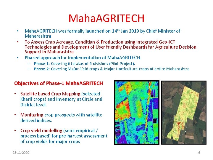 Maha. AGRITECH • • • Maha. AGRITECH was formally launched on 14 th Jan