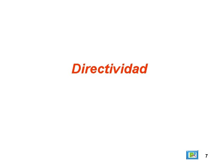 Directividad 7 