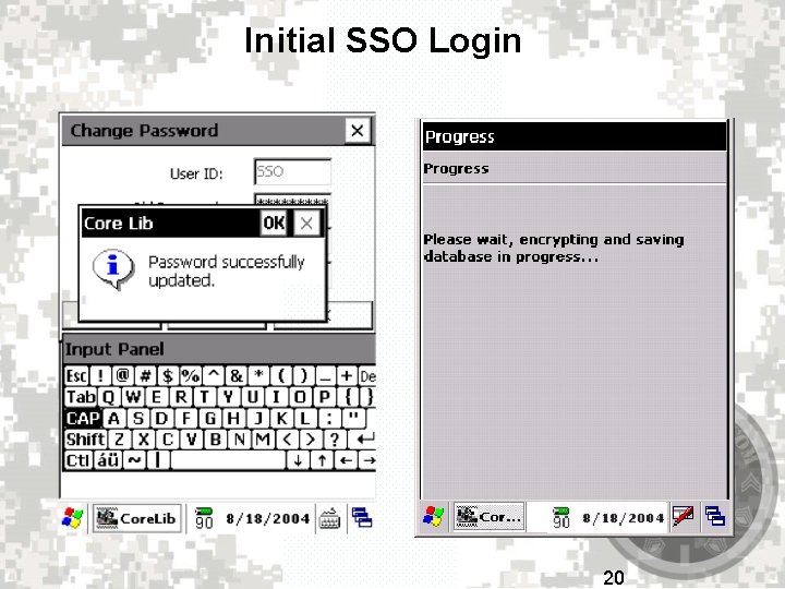 Initial SSO Login 20 