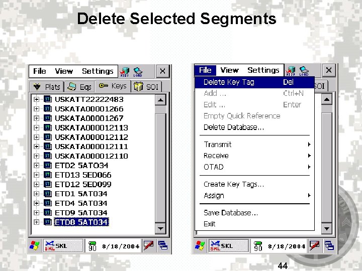 Delete Selected Segments 44 