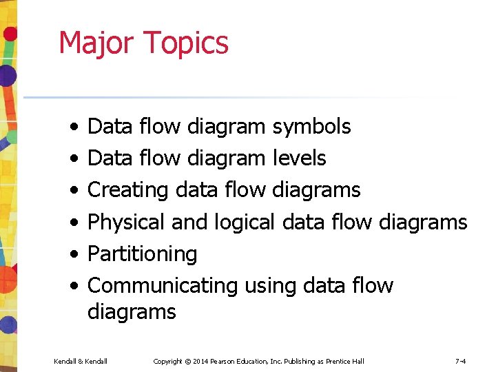 Major Topics • • • Data flow diagram symbols Data flow diagram levels Creating