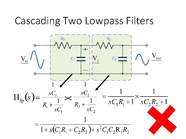 Cascading Two Lowpass Filters 