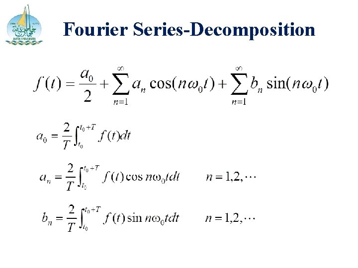 Fourier Series-Decomposition 