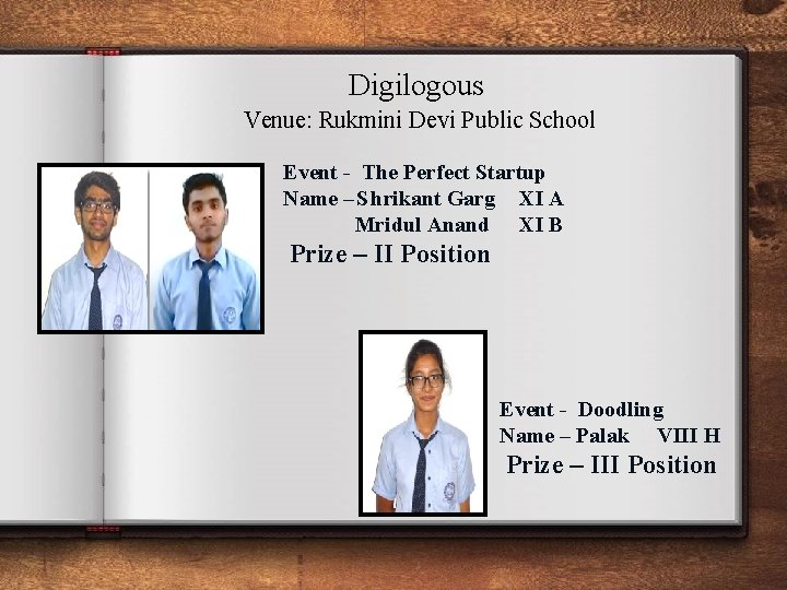 Digilogous Venue: Rukmini Devi Public School Event - The Perfect Startup Name –S hrikant Digilogous Venue: Rukmini Devi Public School Event - The Perfect Startup Name –S hrikant