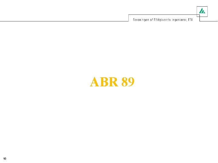 ABR 89 16 