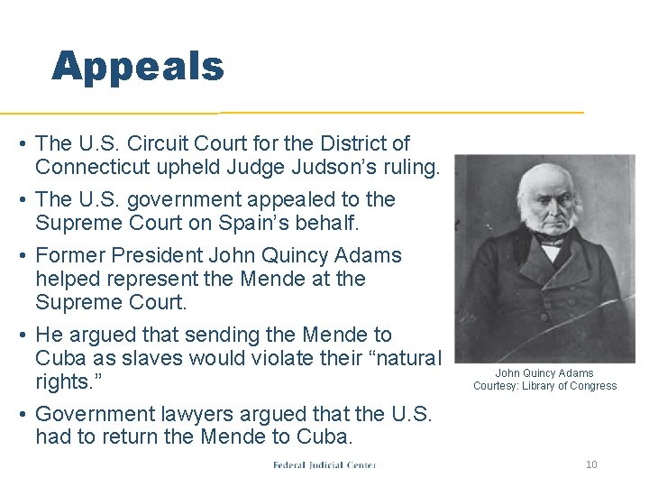 Appeals • The U. S. Circuit Court for the District of Connecticut upheld Judge Appeals • The U. S. Circuit Court for the District of Connecticut upheld Judge