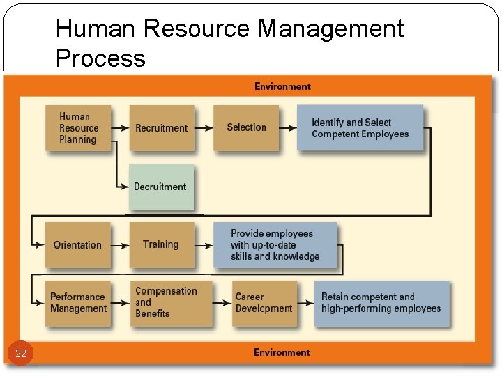 Human Resource Management Process 22 