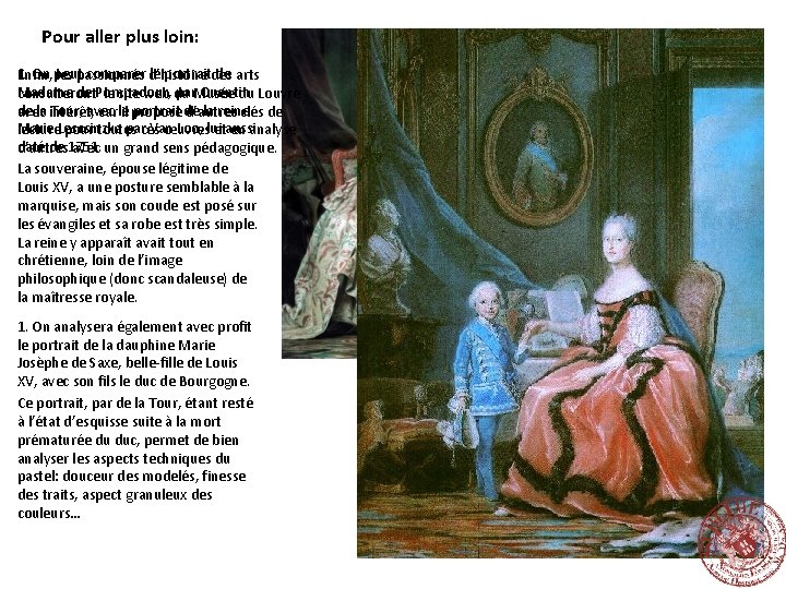 Pour aller plus loin: 1. On peut comparer le portrait de Enfin, les passionnés Pour aller plus loin: 1. On peut comparer le portrait de Enfin, les passionnés