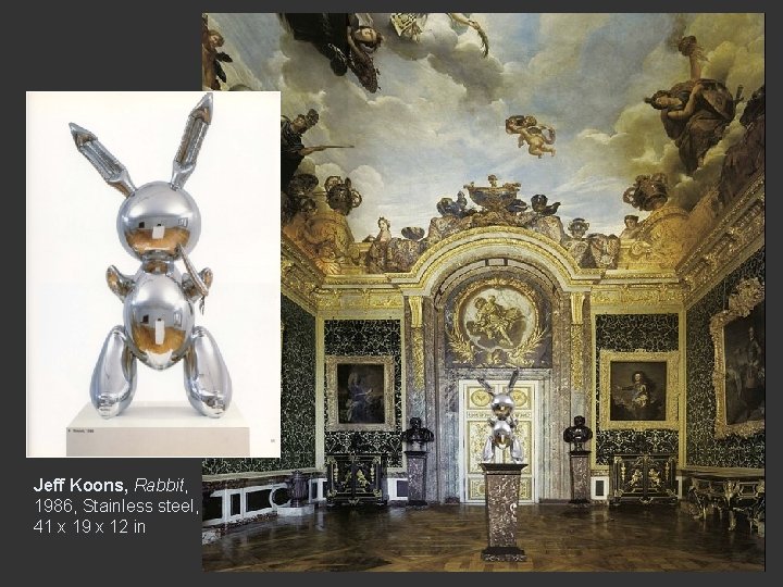 Jeff Koons, Rabbit, 1986, Stainless steel, 41 x 19 x 12 in 