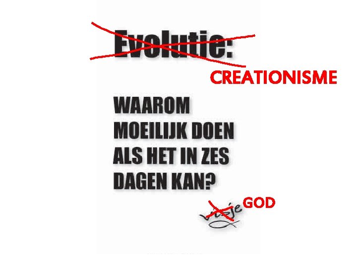 CREATIONISME GOD 