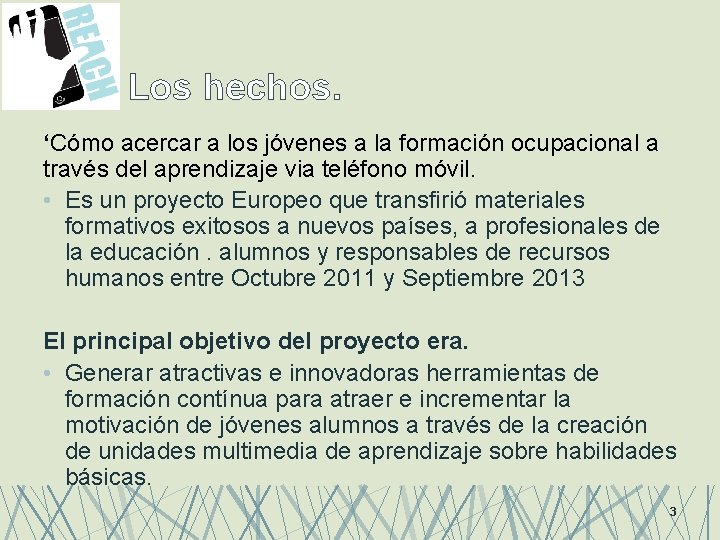 Los hechos. ‘Cómo acercar a los jóvenes a la formación ocupacional a través del