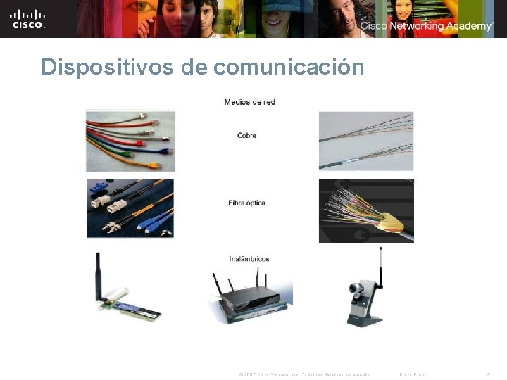 Dispositivos de comunicación © 2007 Cisco Systems, Inc. Todos los derechos reservados. Cisco Public