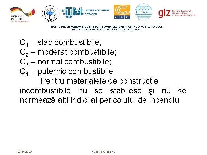 INSTITUTUL DE FORMARE CONTINUĂ ÎN DOMENIUL ALIMENTĂRII CU APĂ ŞI CANALIZĂRII PENTRU MEMBRII ASOCIAȚIEI