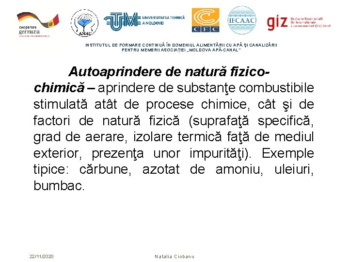 INSTITUTUL DE FORMARE CONTINUĂ ÎN DOMENIUL ALIMENTĂRII CU APĂ ŞI CANALIZĂRII PENTRU MEMBRII ASOCIAȚIEI