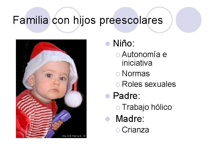 Familia con hijos preescolares l Niño: ¡ Autonomía e iniciativa ¡ Normas ¡ Roles Familia con hijos preescolares l Niño: ¡ Autonomía e iniciativa ¡ Normas ¡ Roles