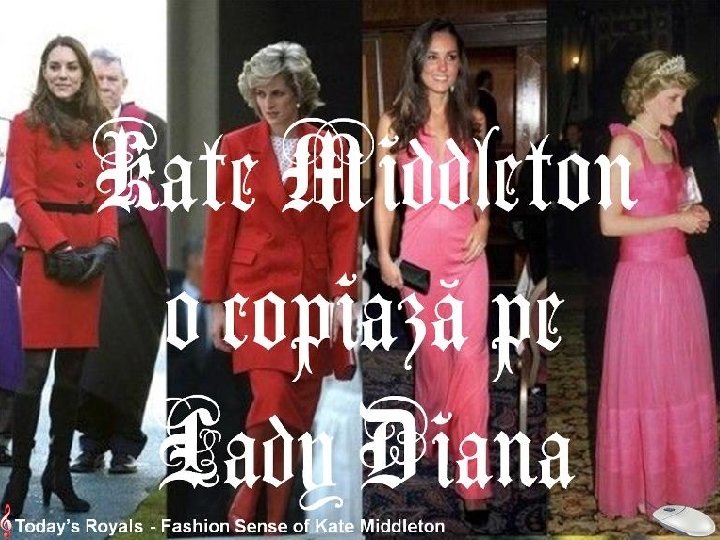 Kate Middleton o copiază pe Lady Diana 