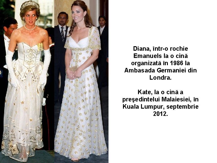 Diana, într-o rochie Emanuels la o cină organizată în 1986 la Ambasada Germaniei din