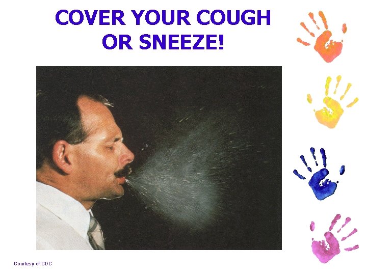 COVER YOUR COUGH OR SNEEZE! Courtesy of CDC 