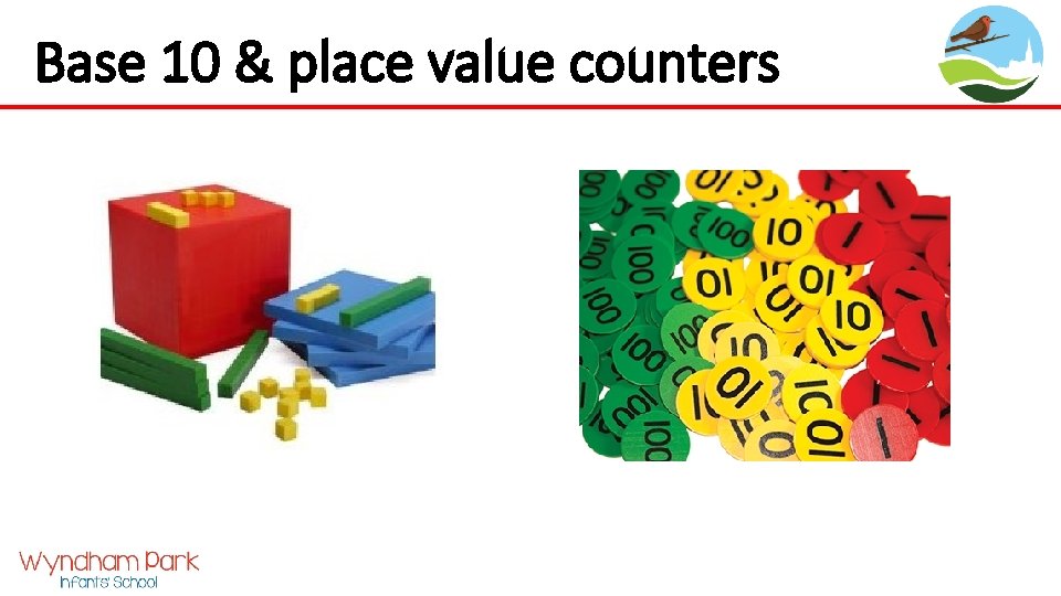 Base 10 & place value counters 