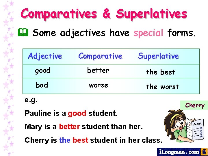 Comparative adjective fierce Comparative Adjectives