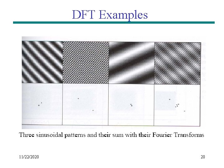 DFT Examples 11/22/2020 20 