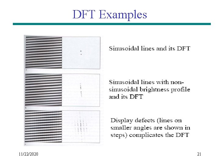 DFT Examples 11/22/2020 21 