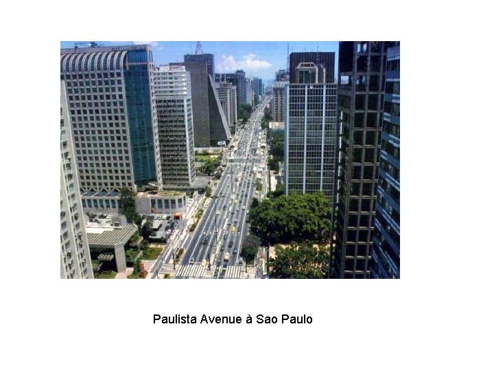 Paulista Avenue à Sao Paulo 