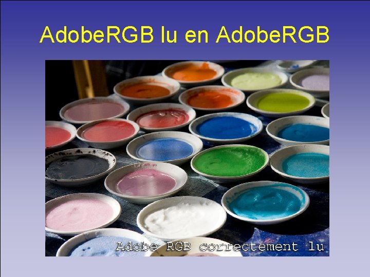 Adobe. RGB lu en Adobe. RGB 