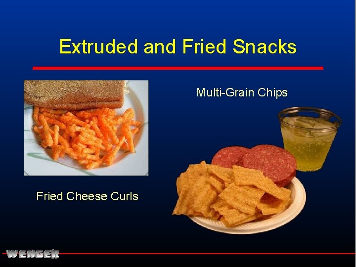 Extruded and Fried Snacks Multi-Grain Chips Fried Cheese Curls 